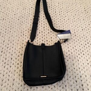 Rebecca Minkoff Elegant Black Crossbody FeedBag